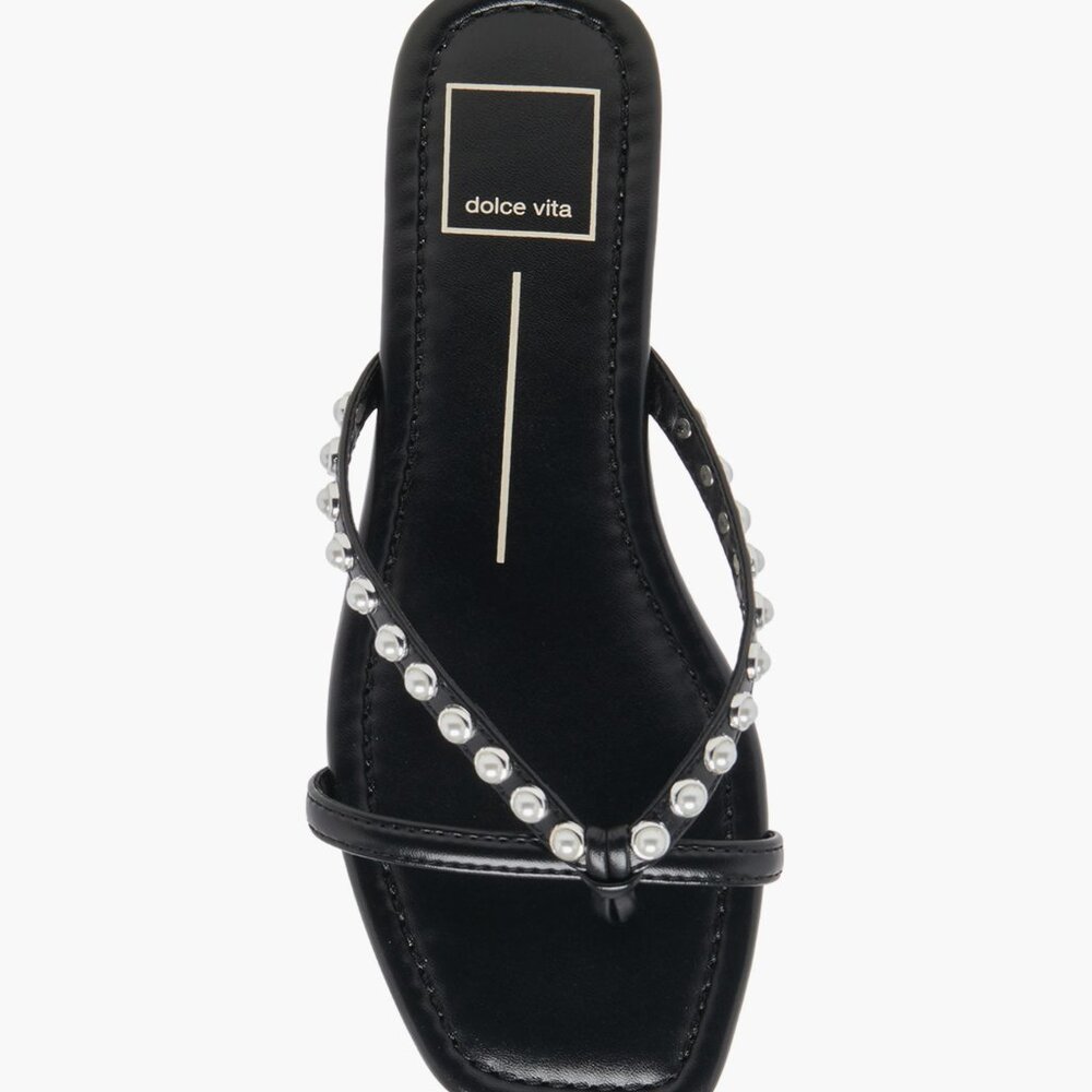 Dolce Vita Women's Lucca Imitation Pearl Flip Flop Size 8 New - Picture 8 of 16